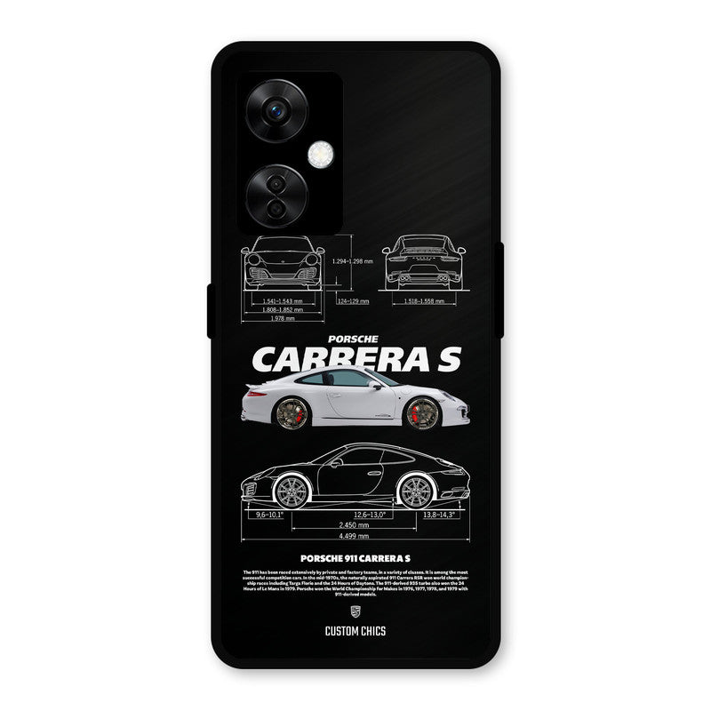Grey Carrera OnePlus Nord CE 3 Lite Mobile Back Cover - Car&Bike PrintShield Case