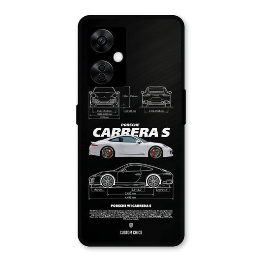 Grey Carrera OnePlus Nord CE 3 Lite Mobile Back Cover - Car&Bike PrintShield Case