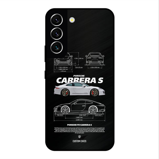Grey Carrera Samsung Galaxy S22 Mobile Back Cover - Car&Bike PrintShield Case