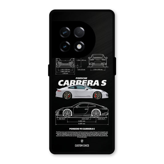 Grey Carrera OnePlus 11R Mobile Back Cover - Car&Bike PrintShield Case