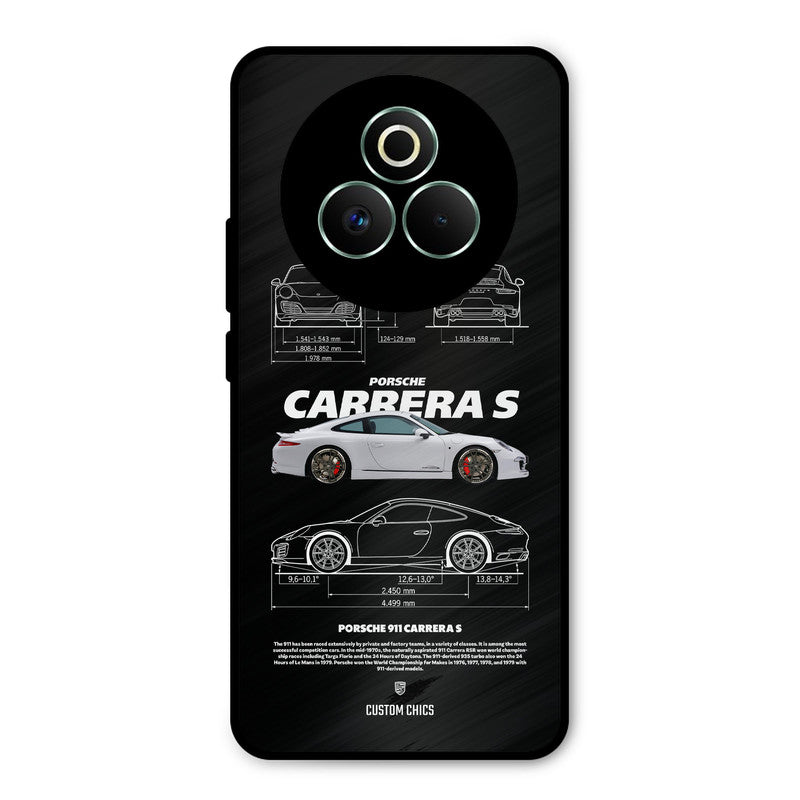 Grey Carrera Realme P3 Pro 5G Mobile Back Cover - Car&Bike PrintShield Case