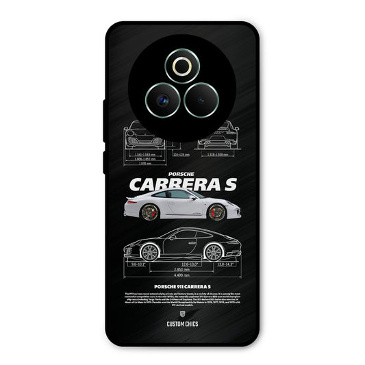 Grey Carrera Realme P3 Pro 5G Mobile Back Cover - Car&Bike PrintShield Case