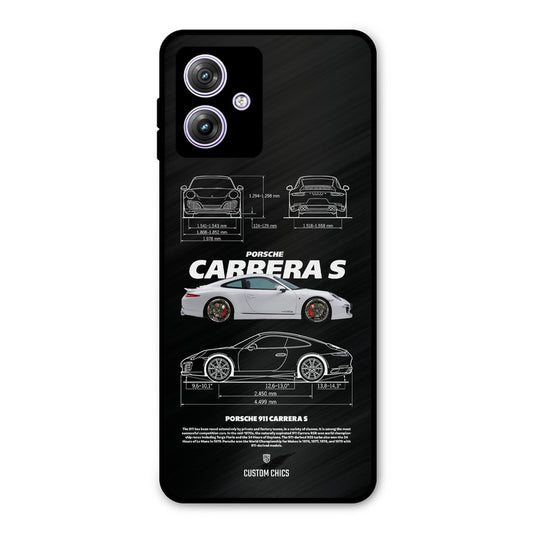Grey Carrera Motorola G64 5G Mobile Back Cover - Car&Bike PrintShield Case