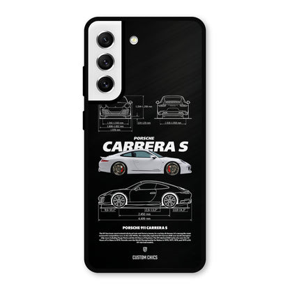 Grey Carrera Samsung Galaxy S21 FE 5G Mobile Back Cover - Car&Bike PrintShield Case