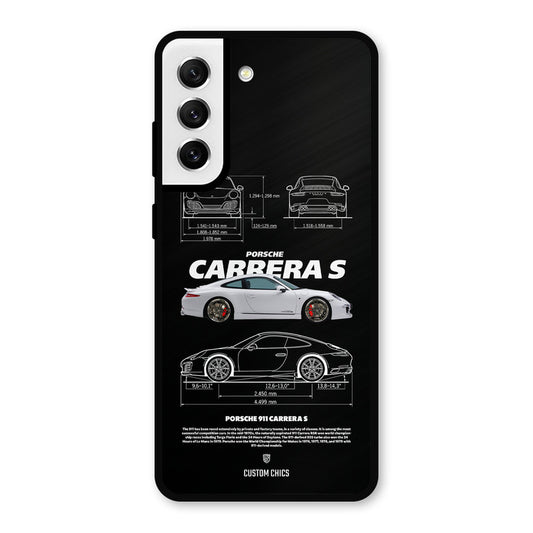 Grey Carrera Samsung Galaxy S21 FE 5G Mobile Back Cover - Car&Bike PrintShield Case