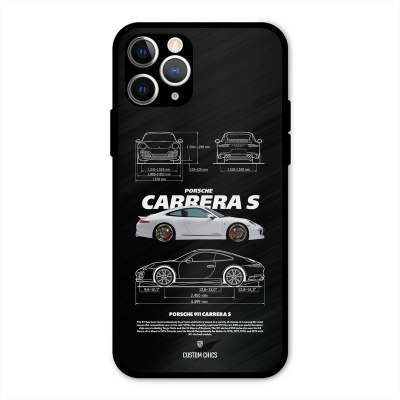 Grey Carrera iPhone 11 Pro Mobile Back Cover - Car&Bike PrintShield Case