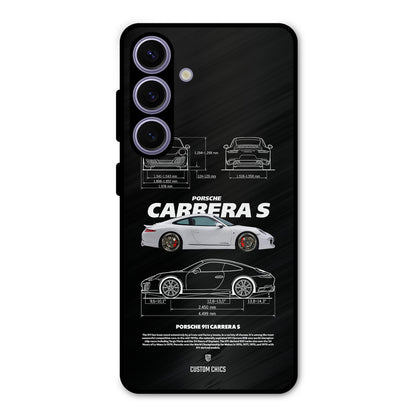 Grey Carrera Samsung Galaxy S24 Mobile Back Cover - Car&Bike PrintShield Case