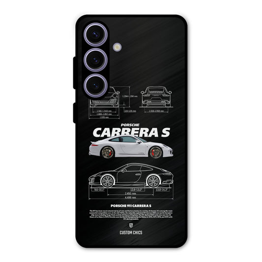Grey Carrera Samsung Galaxy S24 Mobile Back Cover - Car&Bike PrintShield Case