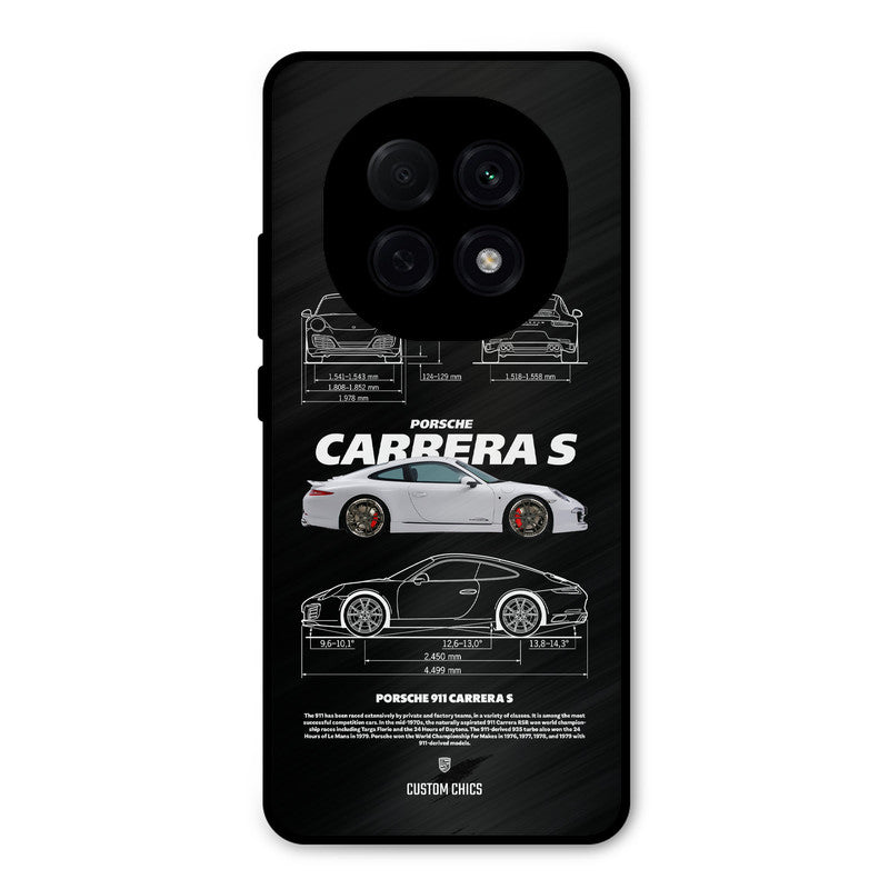 Grey Carrera Oppo F29 Pro Mobile Back Cover - Car&Bike PrintShield Case