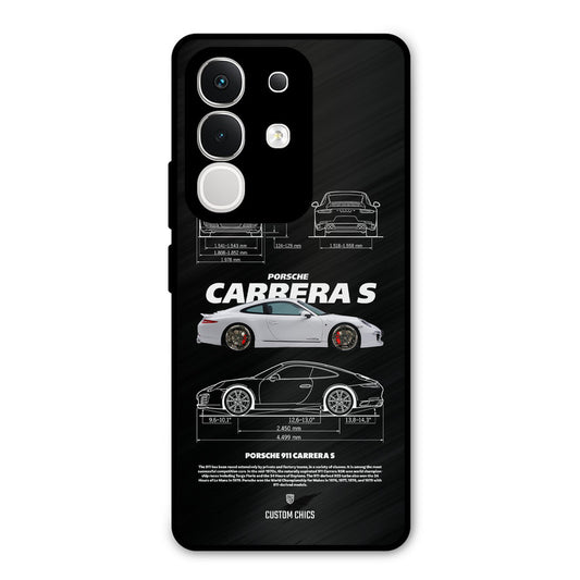 Grey Carrera Vivo T4x Mobile Back Cover - Car&Bike PrintShield Case