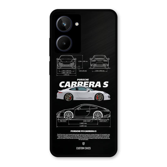 Grey Carrera Realme 10 Mobile Back Cover - Car&Bike PrintShield Case