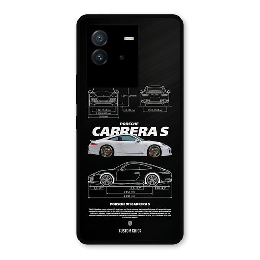 Grey Carrera iQoo Neo 6 Mobile Back Cover - Car&Bike PrintShield Case