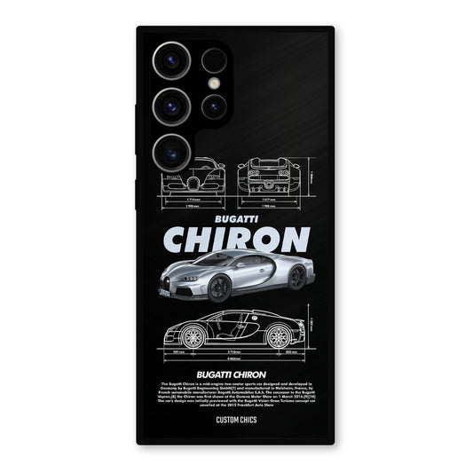 Grey Chiron Samsung Galaxy S23 Ultra Mobile Back Cover - Car&Bike PrintShield Case