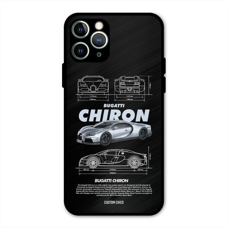 Grey Chiron iPhone 11 Pro Max Mobile Back Cover - Car&Bike PrintShield Case
