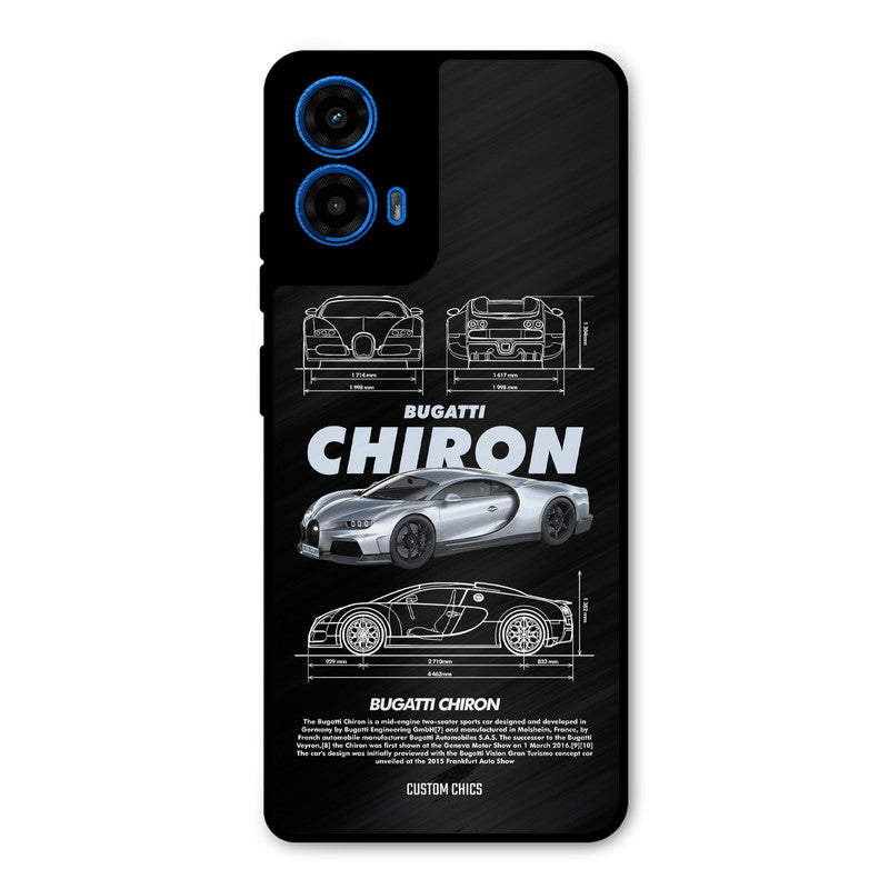 Grey Chiron Moto G45 Mobile Back Cover - Car&Bike PrintShield Case