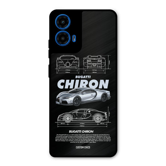 Grey Chiron Moto G45 Mobile Back Cover - Car&Bike PrintShield Case