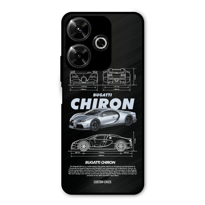Grey Chiron Redmi 13 5G Mobile Back Cover - Car&Bike PrintShield Case
