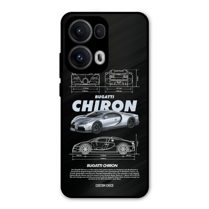 Grey Chiron Oppo Reno 13 Pro 5G Mobile Back Cover - Car&Bike PrintShield Case