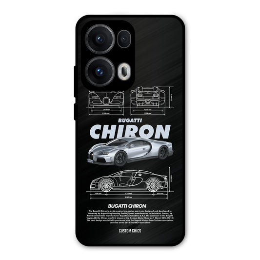 Grey Chiron Oppo Reno 13 Pro 5G Mobile Back Cover - Car&Bike PrintShield Case