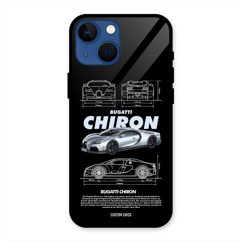 Grey Chiron iPhone 13 Mini Mobile Back Cover - Car&Bike PrintShield Case