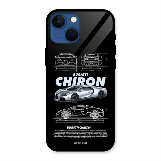 Grey Chiron iPhone 13 Mini Mobile Back Cover - Car&Bike PrintShield Case