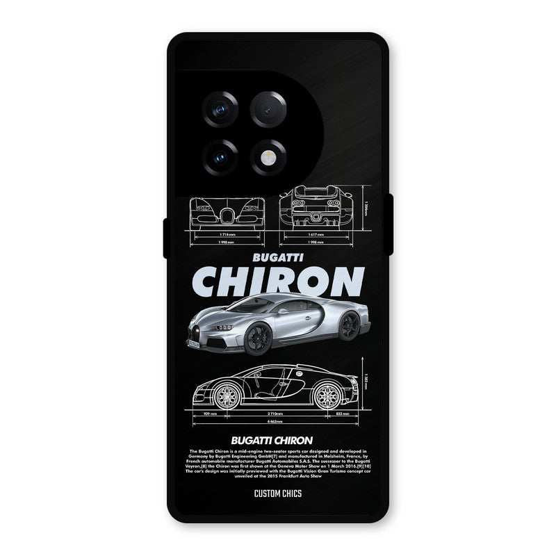 Grey Chiron OnePlus 11R Mobile Back Cover - Car&Bike PrintShield Case