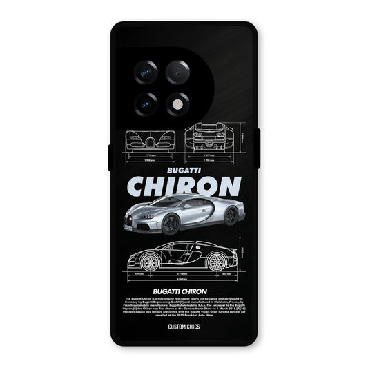 Grey Chiron OnePlus 11R Mobile Back Cover - Car&Bike PrintShield Case
