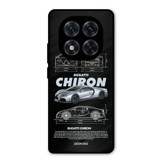 Grey Chiron Redmi Note 14 Pro Mobile Back Cover - Car&Bike PrintShield Case