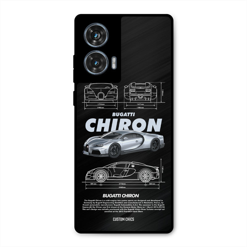 Grey Chiron Moto G96 Mobile Back Cover - Car&Bike PrintShield Case