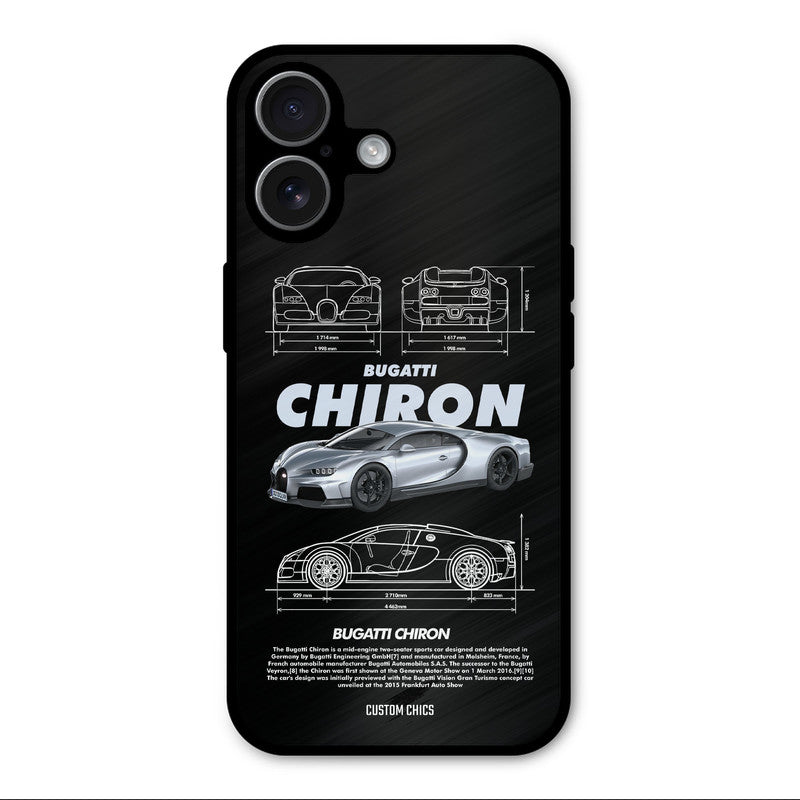Grey Chiron iPhone 17 Mobile Back Cover - Car&Bike PrintShield Case