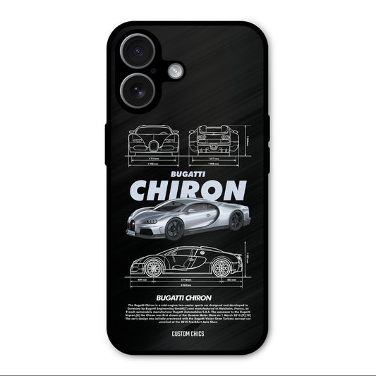 Grey Chiron iPhone 17 Mobile Back Cover - Car&Bike PrintShield Case