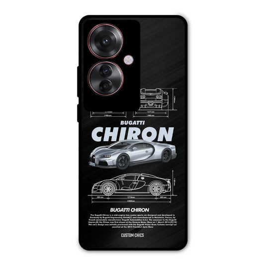 Grey Chiron Oppo F25 Pro Mobile Back Cover - Car&Bike PrintShield Case