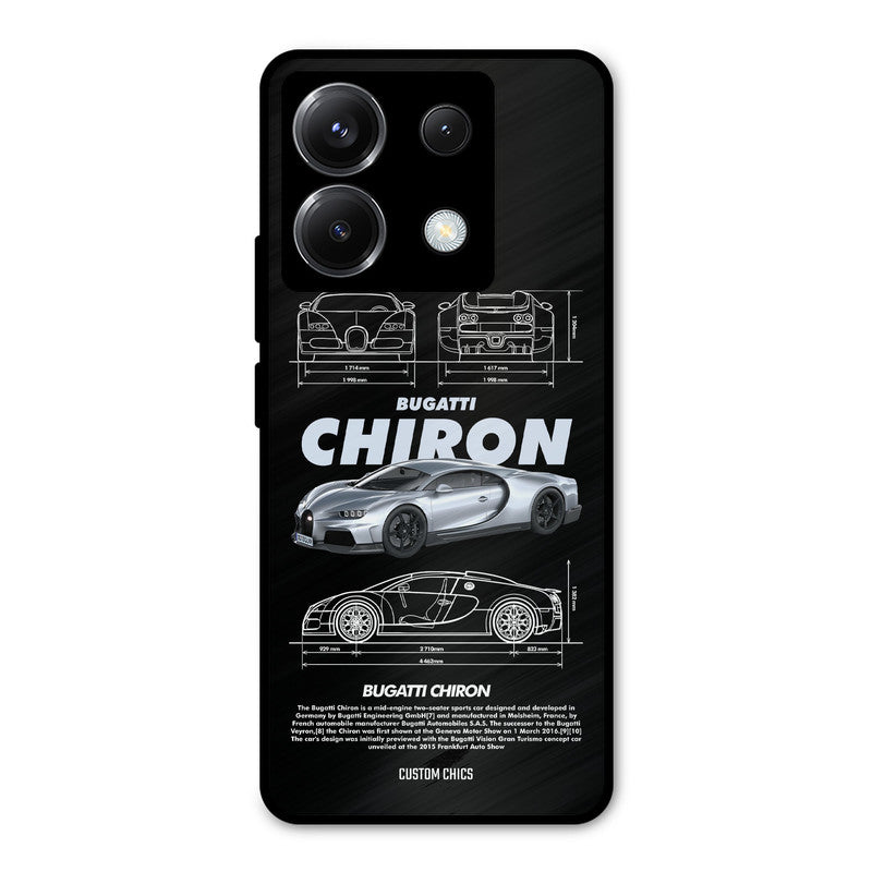 Grey Chiron Poco X6 Mobile Back Cover - Car&Bike PrintShield Case