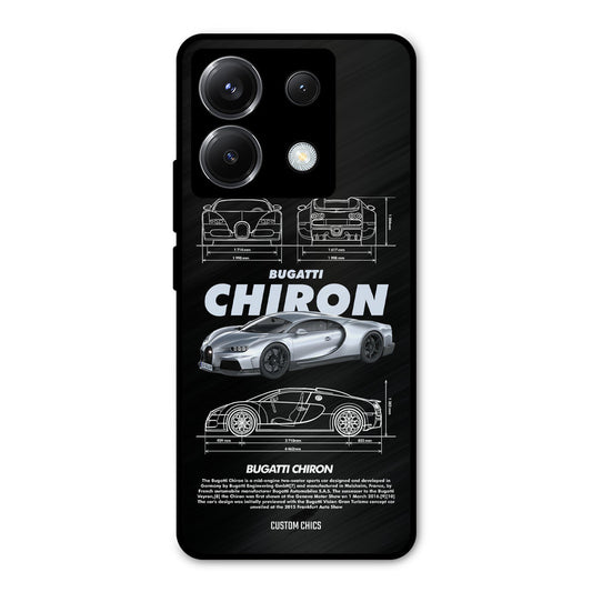 Grey Chiron Poco X6 Mobile Back Cover - Car&Bike PrintShield Case