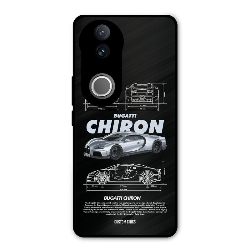 Grey Chiron Vivo V50 Mobile Back Cover - Car&Bike PrintShield Case