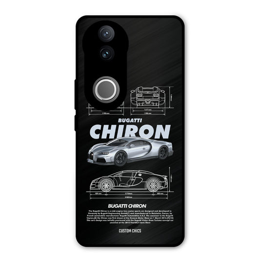 Grey Chiron Vivo V50 Mobile Back Cover - Car&Bike PrintShield Case