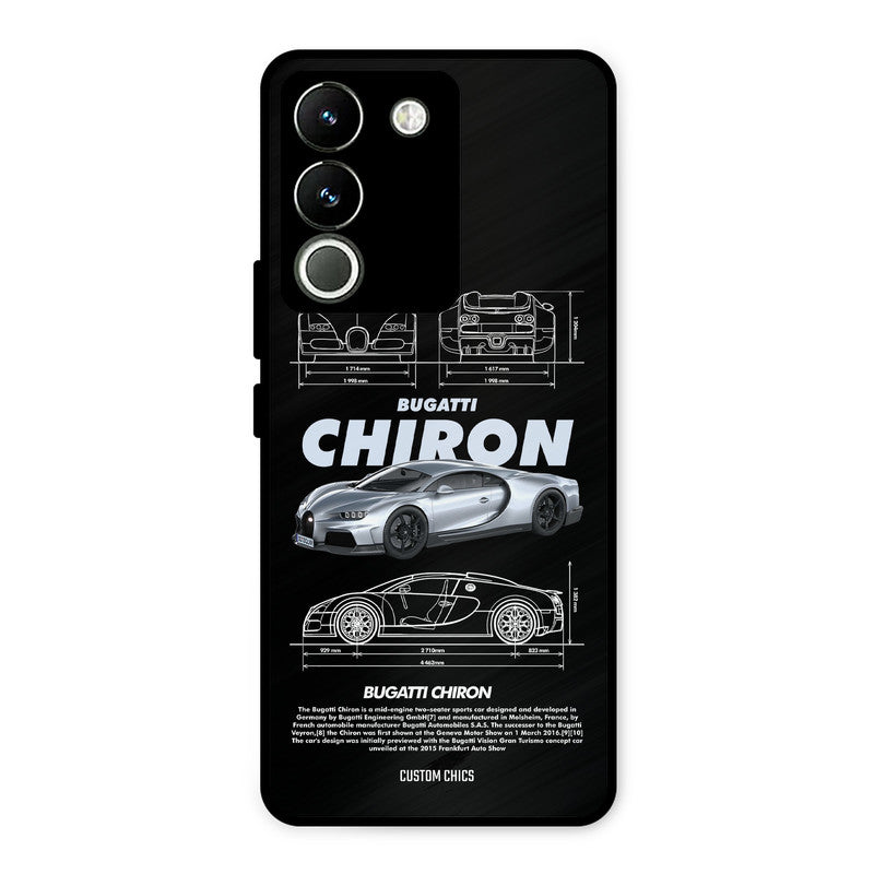 Grey Chiron Vivo Y200 Mobile Back Cover - Car&Bike PrintShield Case