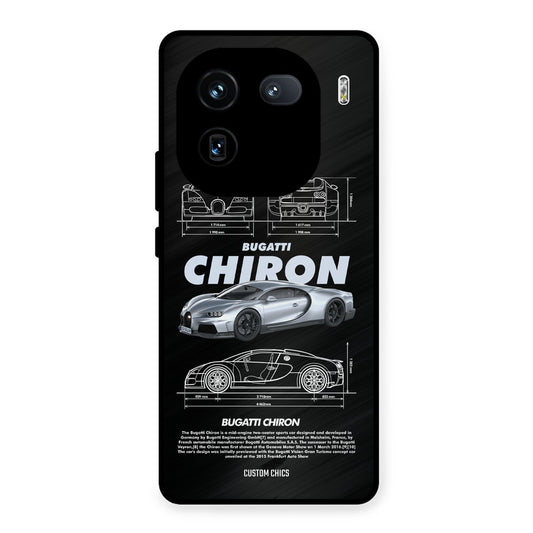 Grey Chiron iQOO 12 Mobile Back Cover - Car&Bike PrintShield Case