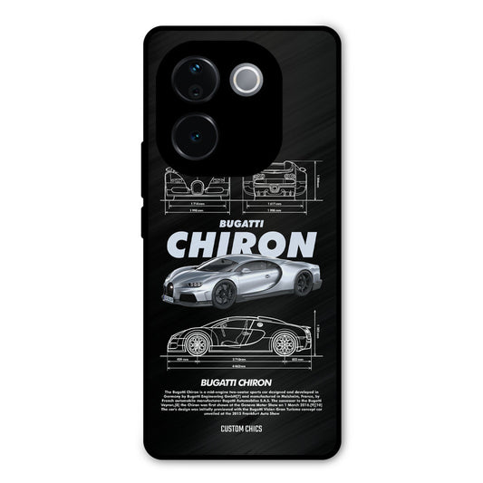 Grey Chiron iQOO Z9s Pro Mobile Back Cover - Car&Bike PrintShield Case