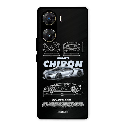 Grey Chiron Vivo V29e Mobile Back Cover - Car&Bike PrintShield Case