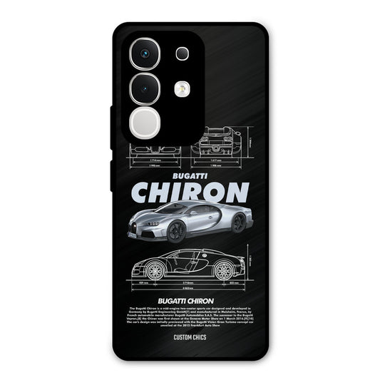 Grey Chiron Vivo T4x Mobile Back Cover - Car&Bike PrintShield Case