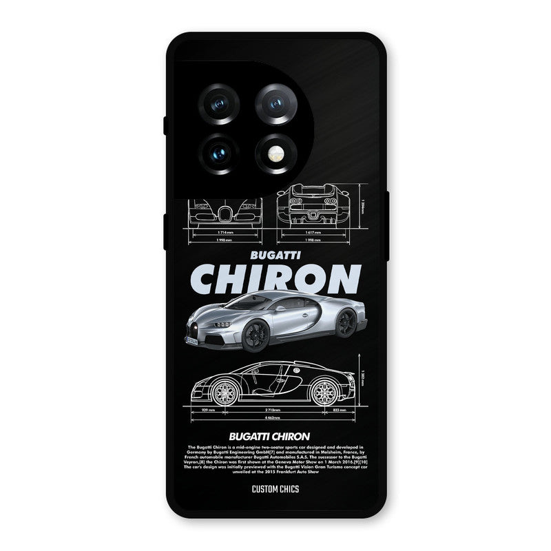 Grey Chiron OnePlus 11 Mobile Back Cover - Car&Bike PrintShield Case