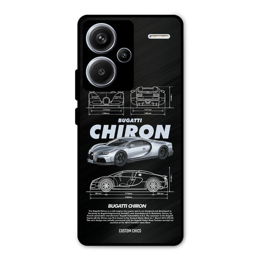 Grey Chiron Redmi Note 13 Pro Plus Mobile Back Cover - Car&Bike PrintShield Case