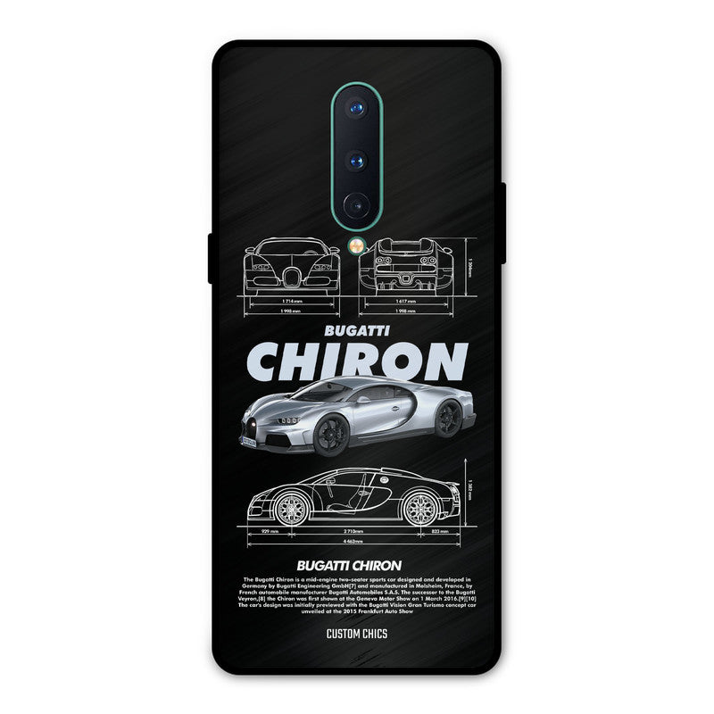 Grey Chiron Oneplus 8 Mobile Back Cover - Car&Bike PrintShield Case