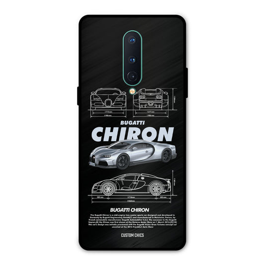 Grey Chiron Oneplus 8 Mobile Back Cover - Car&Bike PrintShield Case