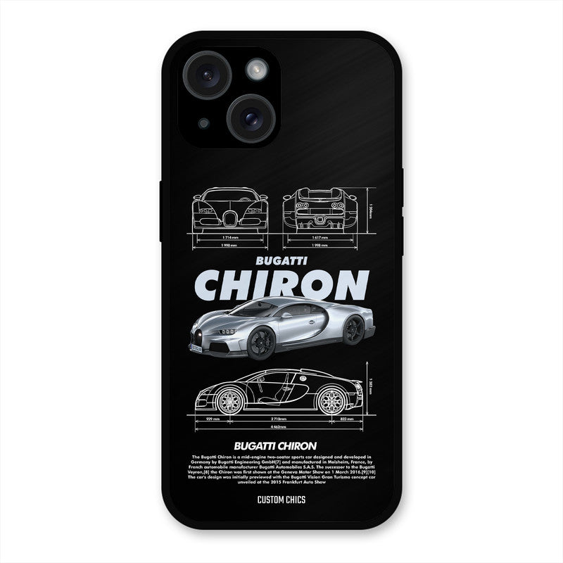 Grey Chiron iPhone 15 Plus Mobile Back Cover - Car&Bike PrintShield Case