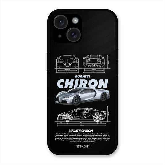 Grey Chiron iPhone 15 Plus Mobile Back Cover - Car&Bike PrintShield Case