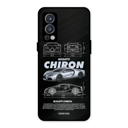 Grey Chiron OnePlus Nord 2 5G Mobile Back Cover - Car&Bike PrintShield Case