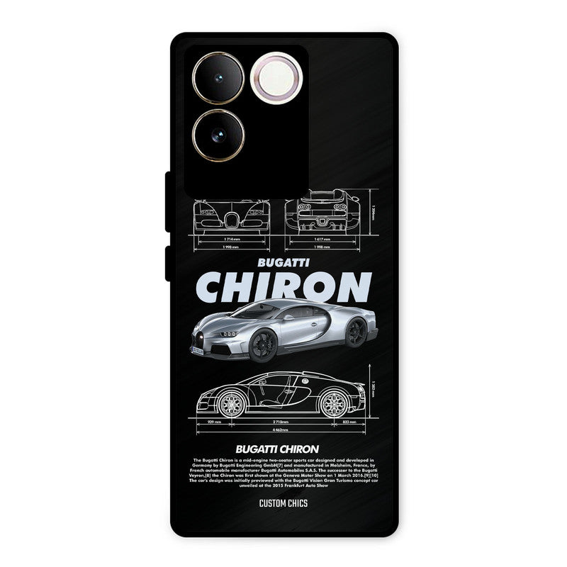 Grey Chiron Vivo T2 Pro Mobile Back Cover - Car&Bike PrintShield Case