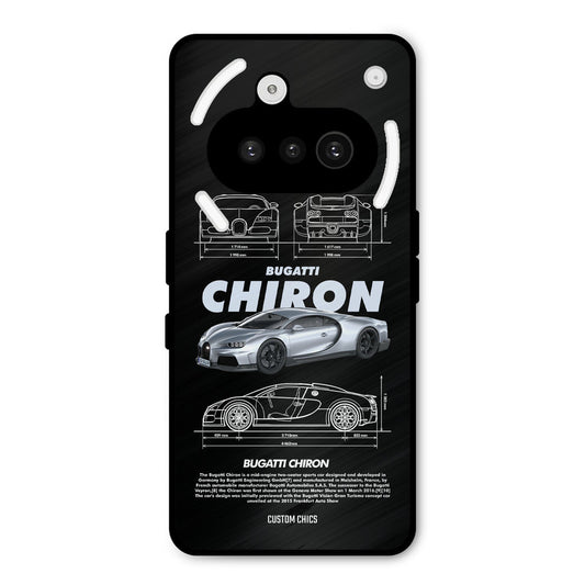 Grey Chiron Nothing Phone 3A Mobile Back Cover - Car&Bike PrintShield Case